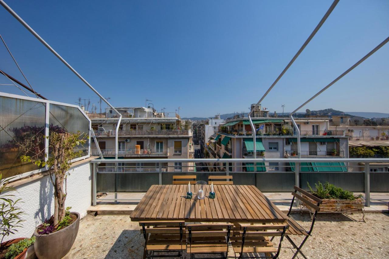 Amazing Penthouse In Athens City Center Atenas Exterior foto