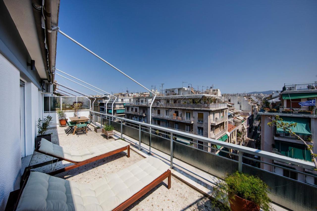 Amazing Penthouse In Athens City Center Atenas Exterior foto