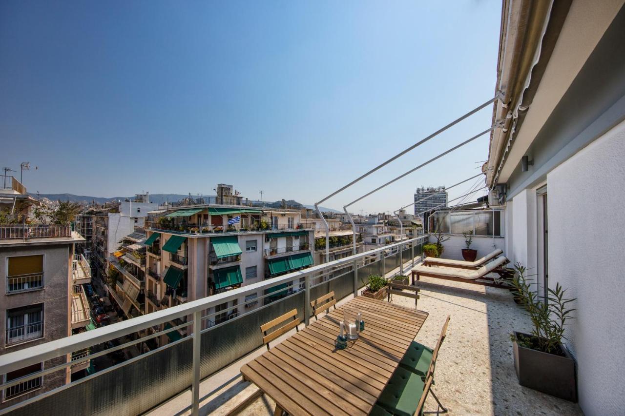 Amazing Penthouse In Athens City Center Atenas Exterior foto