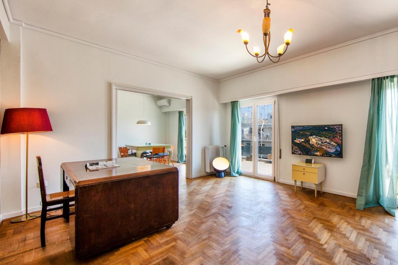 Amazing Penthouse In Athens City Center Atenas Exterior foto